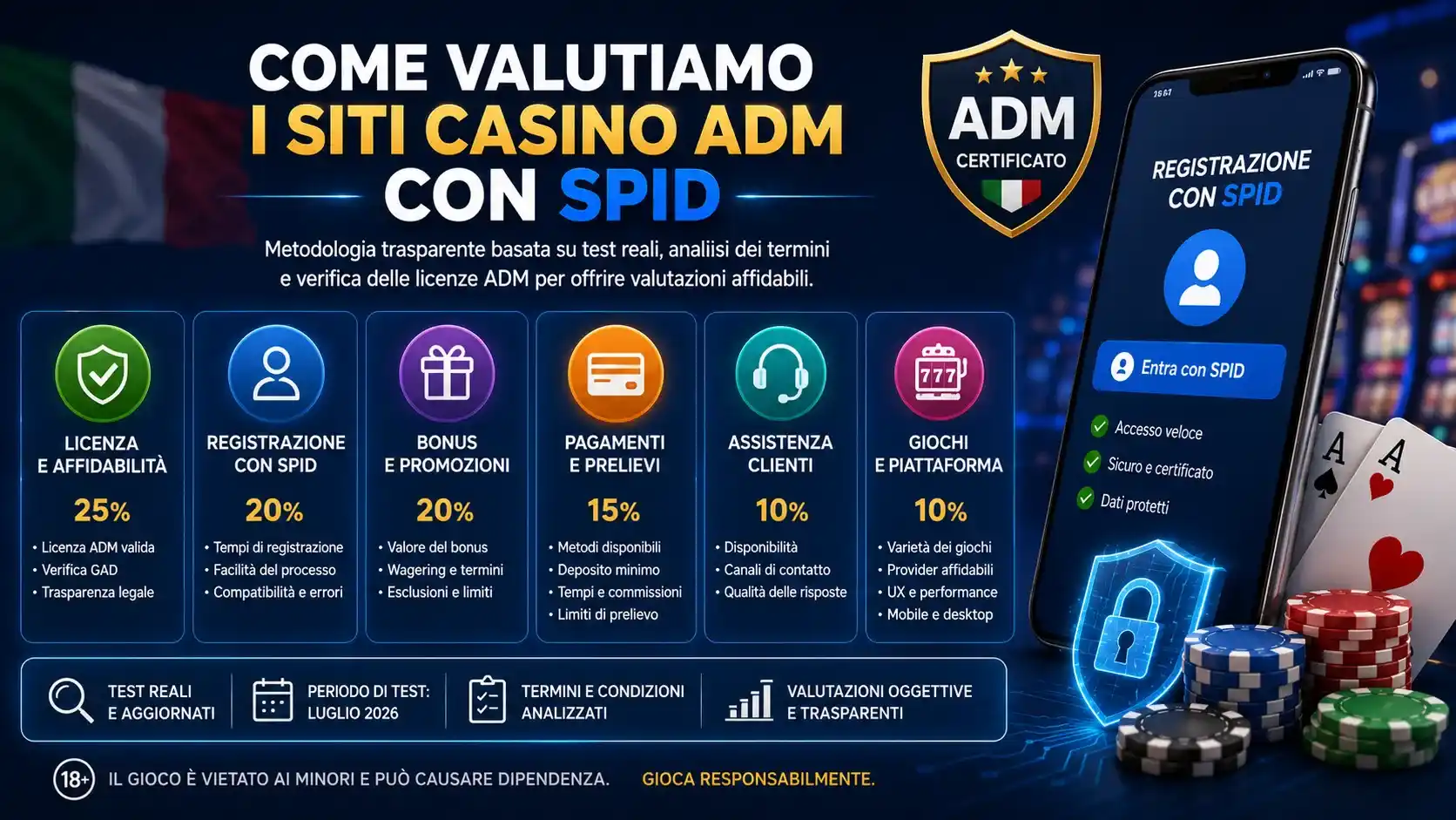 registrazione casino con spid